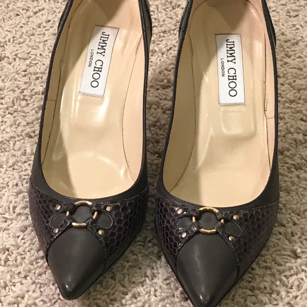 Gray/Lavender 3 inch heels